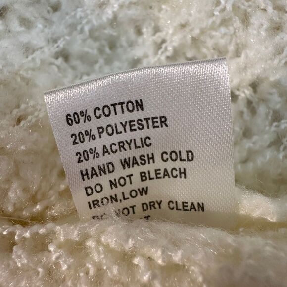 POL Thick Chunky Cozy Cream Turtleneck Sweater Size M - Picture 9 of 11